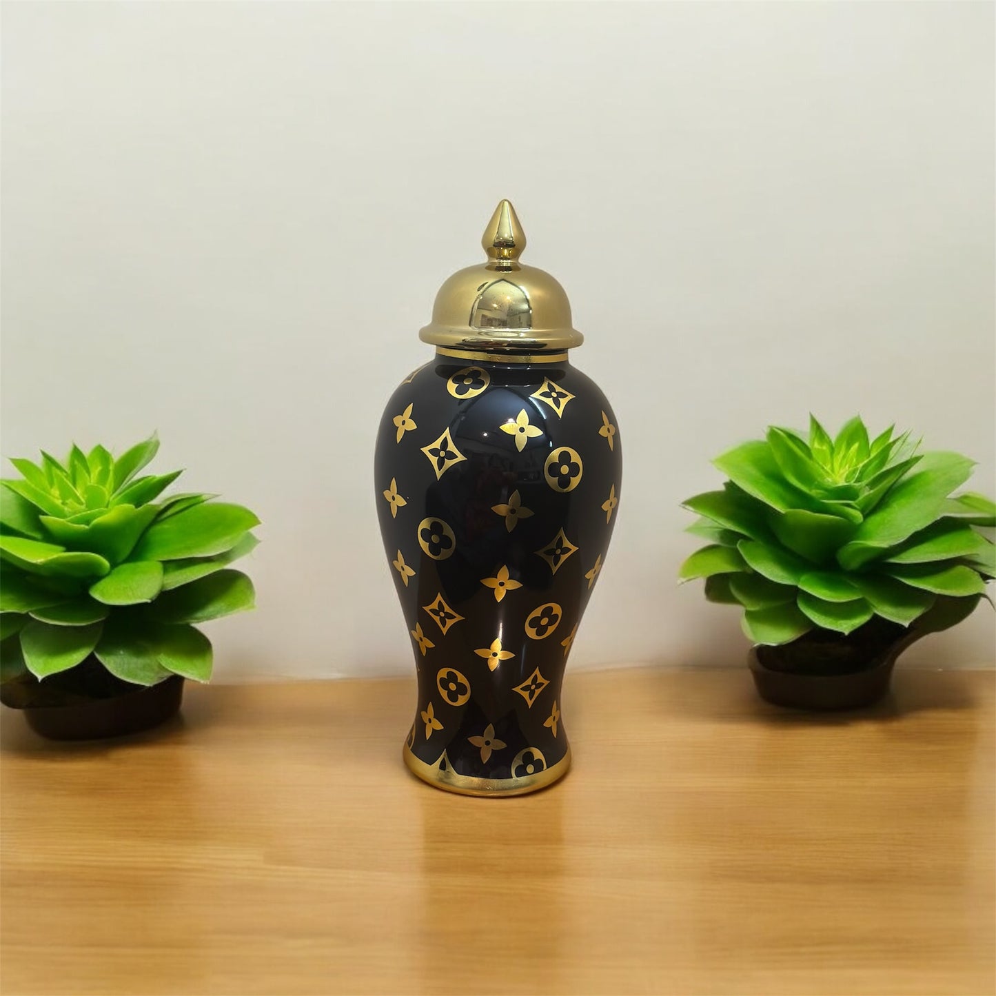 Black and Gold Jar