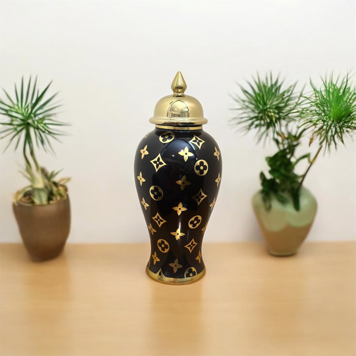 Black and Gold Jar